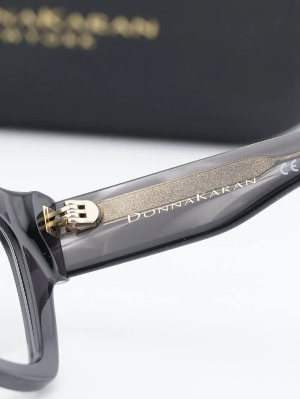 DKNY DO5014 001 Square Eyeglasses 53mm - Black Crystal